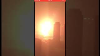 Gas Station Explosion Caught On Camera [upl. by Estrin737]