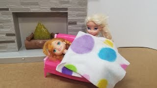 Annias Sick Day Elsia and Annia Toddler Videos [upl. by Hart]