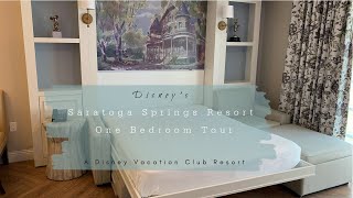 Disneys Saratoga Springs Resort One Bedroom Villa a tour of the remodeled villa [upl. by Rosalinda]