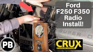 2008  2016 Ford F250 F350 Radio Install [upl. by Mulcahy272]