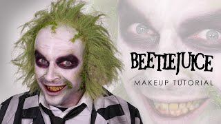 BEETLEJUICE Halloween Makeup Tutorial  Shonagh Scott [upl. by Eanehs]