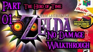 Zelda Majoras Mask 100 Walkthrough Widescreen HD Part 1  Intro  The Hero of Time [upl. by Leribag]