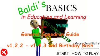 Baldis Basics Speedrun Guide [upl. by Lugar]