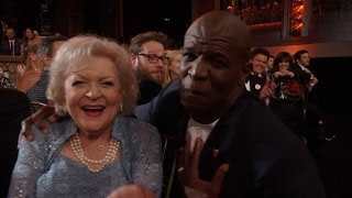 Terry Crews Lip Syncs The Golden Girls Theme Song to Betty White [upl. by Janka]