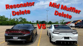 Resonator vs Muffler Delete Which Sounds Better [upl. by Marguerite]