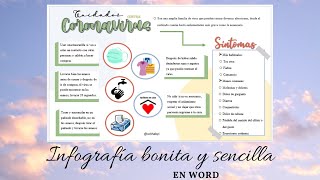 Infografía simple pero bonita en Word [upl. by Aicinat]