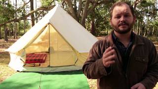 Cotton Canvas Bell Tent  Regatta 13  Exclusive Review for Camping and Glamping [upl. by Baldridge135]