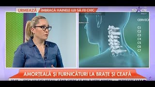 Spondiloza cervicală  simptome cauze şi tratament [upl. by Jeramey]