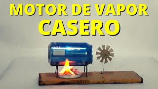 Cómo Hacer un Motor de VAPOR Casero Paso a Paso💨👩‍🔧 [upl. by Stallworth]