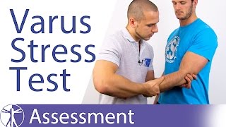 Elbow Varus Instability Stress Test⎟Lateral Collateral Ligament [upl. by Resiak]