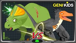 Battle 4 Fighting Dinosaurs Fossil Death Match  VELOCIRAPTOR VS PROTOCERATOPS  Dinosaur World [upl. by Murielle238]