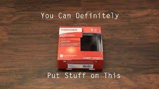 Toshiba Canvio Advance 1TB Unboxing and Review [upl. by Notgnilra]