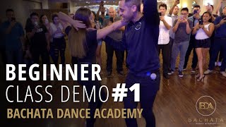 Beginner Bachata Combination  Class Recap 1  Demetrio amp Nicole  Bachata Dance Academy [upl. by Jedediah851]