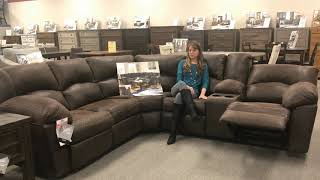 Ashley 27802 Tambo Recliner Sectional  SpeedyFurniturecom [upl. by Annairam]