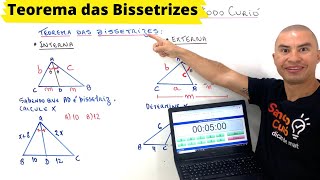 APRENDA TEOREMA DAS BISSETRIZES EM 5 MINUTOS [upl. by Hew]