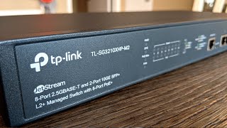 TPLink POE 8 Port Managed Switch Review TLSG3210XHPM2 [upl. by Aytak31]