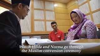 Converting To Islam The Ceremony  Ramadan In Asia  CNA Insider [upl. by Jock65]