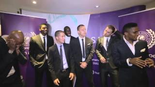 Chelsea FC Players promoting Human Appeal Charity and Chak89 [upl. by Esiuqcaj]