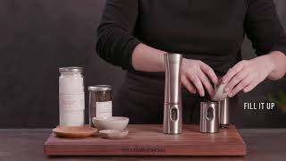 Williams Sonoma Electric Salt amp Pepper Grinders  Williams Sonoma [upl. by Llenwad586]