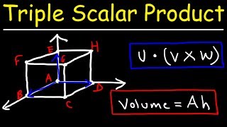 Volume of a Parallelepiped Using The Triple Scalar Product Calculus 3 [upl. by Burman21]