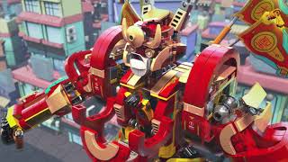 LEGO Monkie Kid 80012 Monkey King Warrior Mech [upl. by Meibers917]