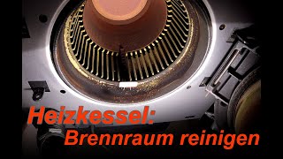 Heizkessel Brennraum selbst reinigen [upl. by Aizat247]