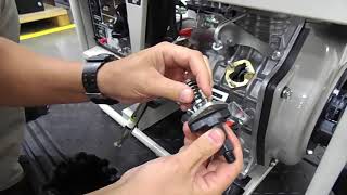 Yanmar YDG3700 Portable Diesel Generator Fuel Pump Repair Instructional Video [upl. by Sosna]