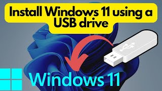 Install Windows 11 using a USB drive Media Creation Tool [upl. by Oniuqa]