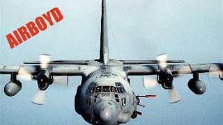 Lockheed AC130 Gunship  USAF Aerospace Power [upl. by Yerocaj]