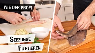 Seezunge filetieren  Fisch [upl. by On388]