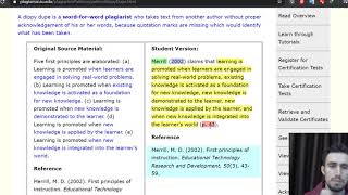 How to Recognize Plagiarism Tutorials and Tests [upl. by Belvia]