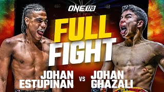 Johan Estupinan vs Johan Ghazali  ONE 170 Full Fight [upl. by Wong215]