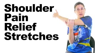 Shoulder Pain Relief Stretches – 5 Minute Real Time Routine [upl. by Olgnaed]