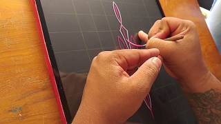 How to Pinstripe Simple Pinstriping Design 18 [upl. by Lanna705]