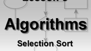 Algorithms Lesson 8 Selection Sort [upl. by Yemrej471]