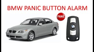 How To Turn OnOff Your BMW Panic Alarm [upl. by Ailisec]