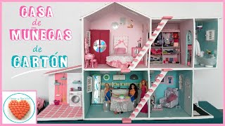 Casa de MUÑECAS de Carton DIY Cardboard doll house [upl. by Adrian883]