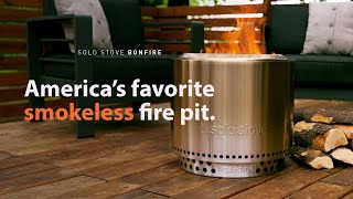 Solo Stove BONFIRE  Americas Favorite Smokeless Fire Pit [upl. by Iknarf350]