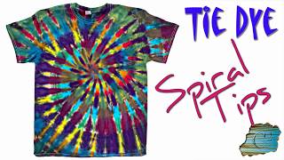 Tie Dye Spiral Tips Liquid Dye [upl. by Mialliw807]