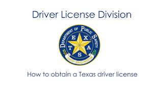 How To Obtain a Texas Driver License [upl. by Weissman112]