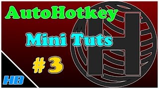 AutoHotkey Mini Tutorial 3 quotRUNquot Running Programs Using AutoHotkey [upl. by Femmine]