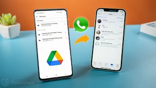 How to Restore WhatsApp Messages from Google Drive to iPhone [upl. by Nertie753]