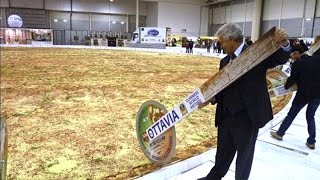 The Worlds Largest pizza  Guinness World Records [upl. by Trammel]