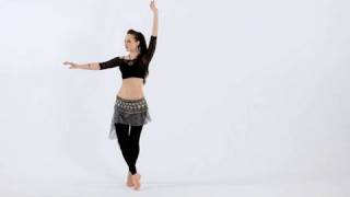 How to Do a Traveling Twist  Belly Dancing [upl. by Ilahtan804]