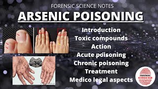 Arsenic poisoning  Toxicology  Forensics  UGC NET forensic science [upl. by Gardia]