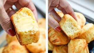 Keto Biscuits JUST 5 INGREDIENTS  Buttery Almond Flour Biscuits For Keto [upl. by Maribelle]