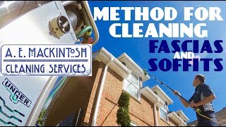 Professional Method For Cleaning Fascias And Soffits [upl. by Nobie]