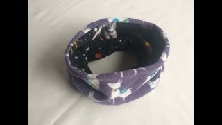 DIY Neck Warmer  Tutorial [upl. by Dalis]