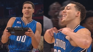 NBA AllStar Slam Dunk Contest 2017 The Drone Dunk Aaron Gordon [upl. by Anitteb]