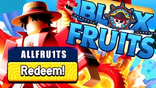 Roblox BLOX FRUITS ALL NEW WORKING CODES 2024 [upl. by Markman11]